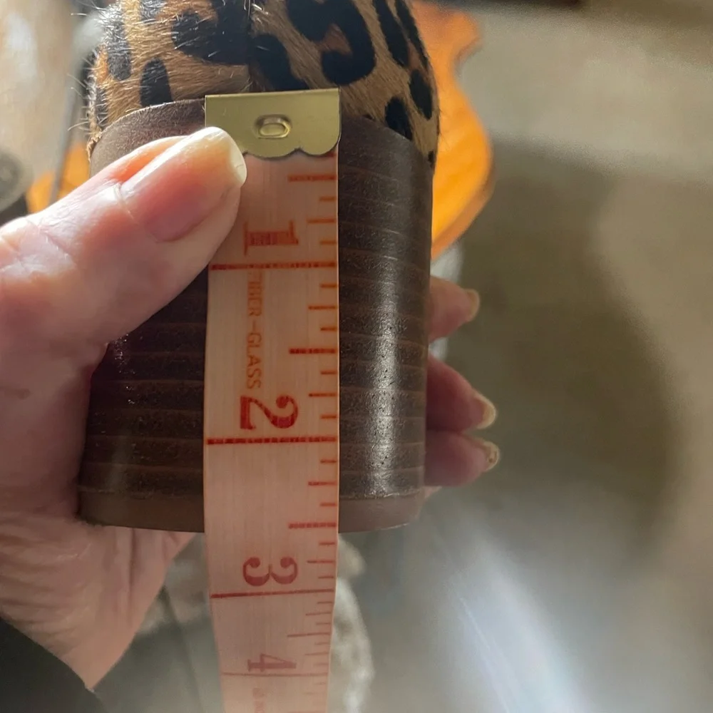 Zara Leopard Print Heels - Picture 4 of 4